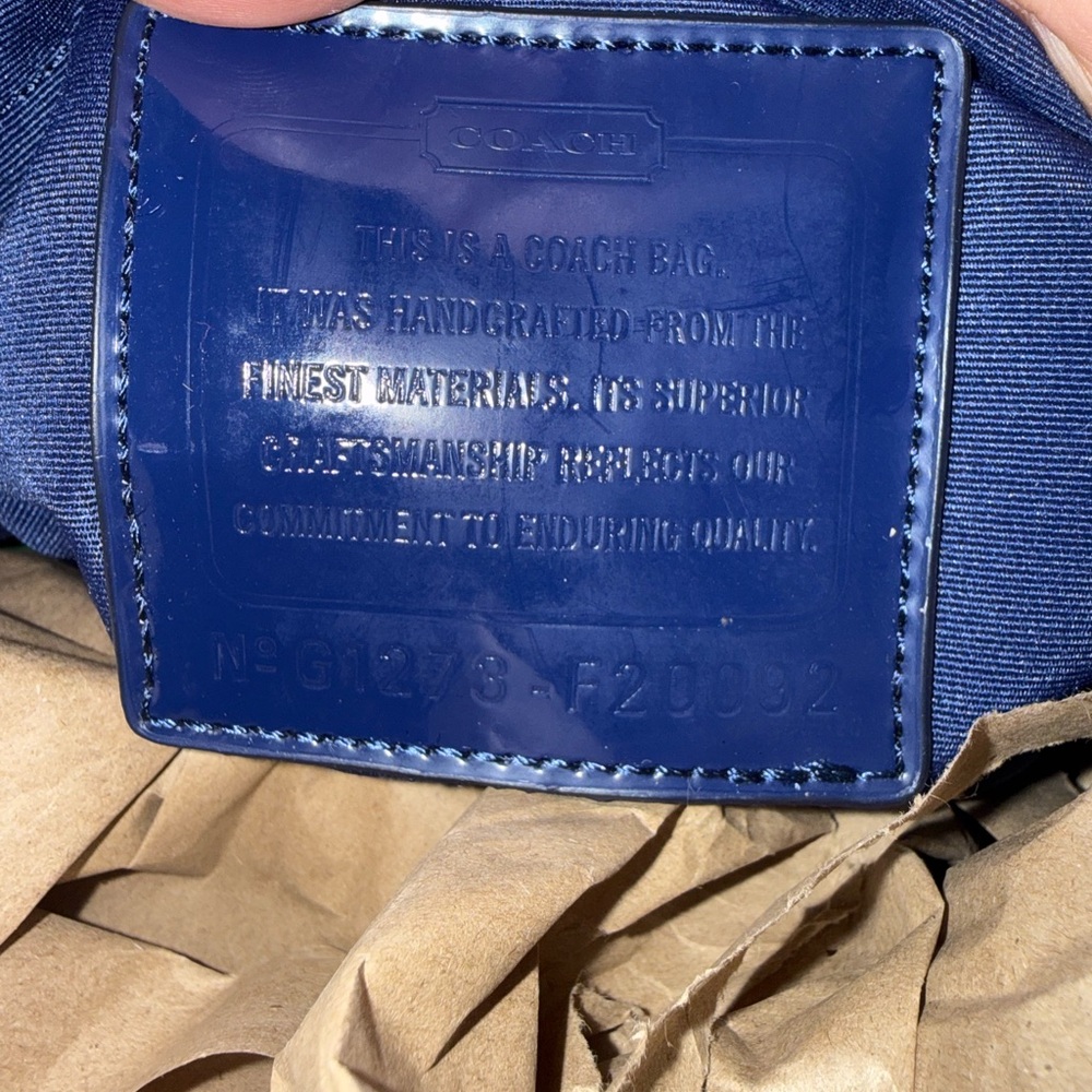 Coach Poppy Tartan Plaid Large Coach diaper bag. EUC - Picture 7 of 7